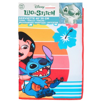 Disney Lilo and Stitch Sunset hand towel, face towel, towel 40x30 cm
