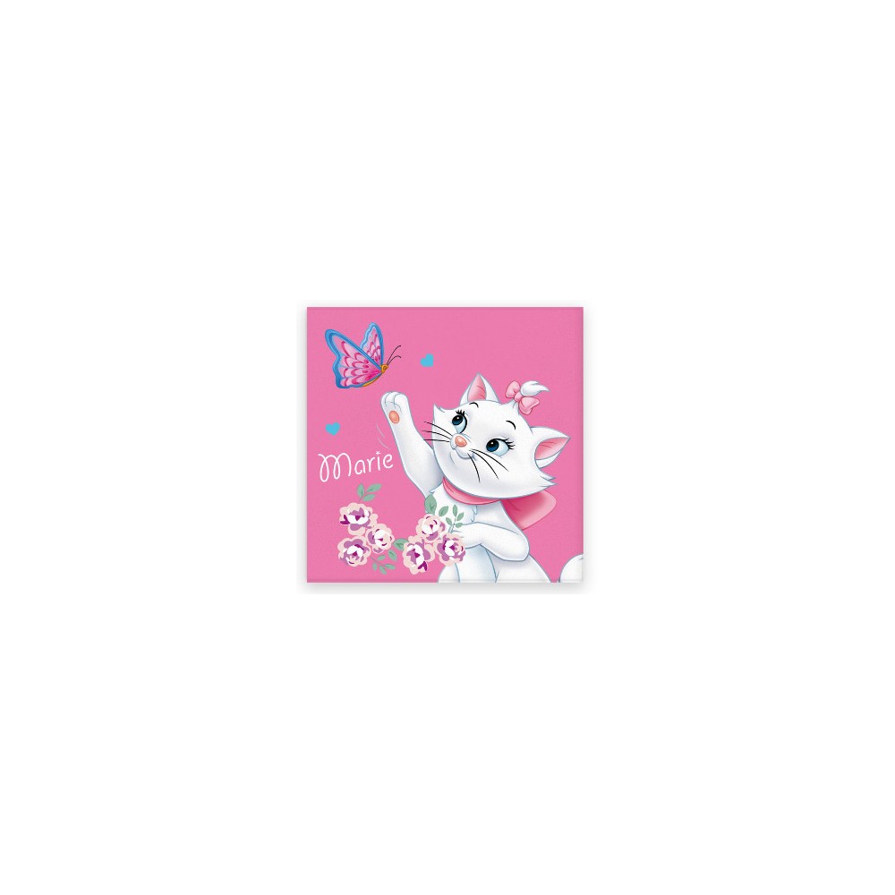 Disney Marie Butterfly cat hand towel, face towel, towel 30x30cm