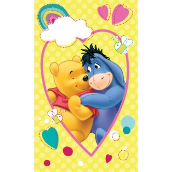 Disney Winnie the Pooh Smile hand towel, face towel 30x50cm