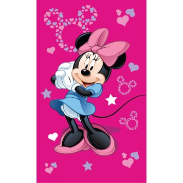 Disney Minnie  Pink hand towel, face towel 30x50cm