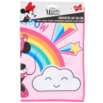 Disney Minnie  Rainbow hand towel, face towel, 40x30 cm towel