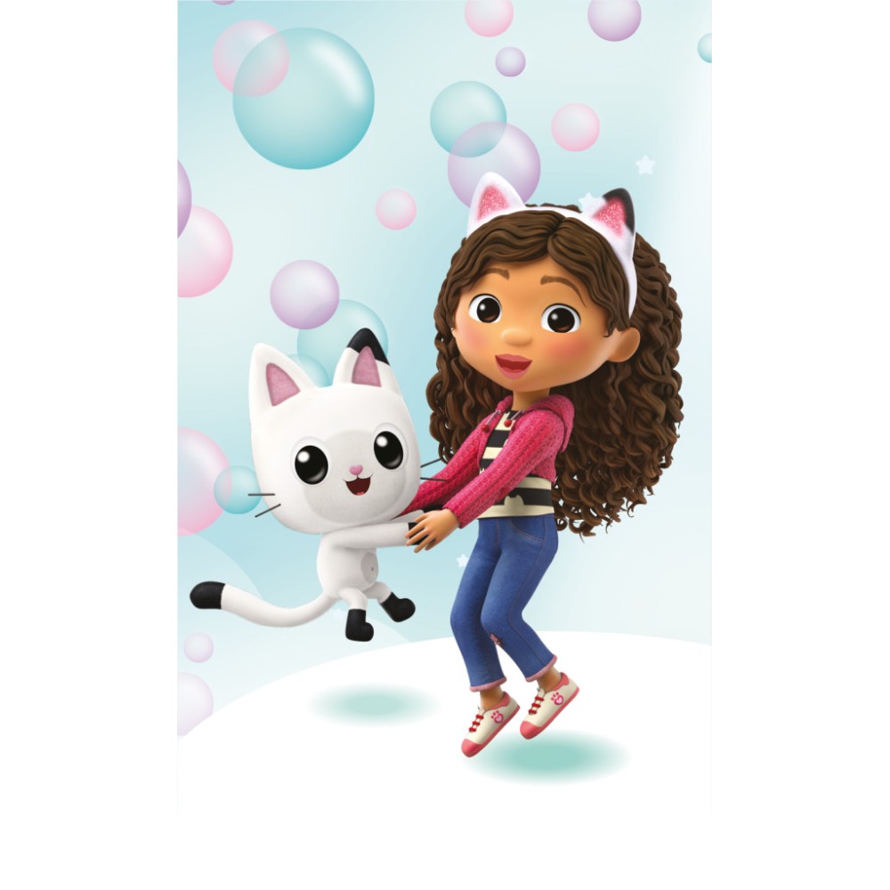 Gabby's Dollhouse Bubbles hand towel, facial towel, towel 30x50cm