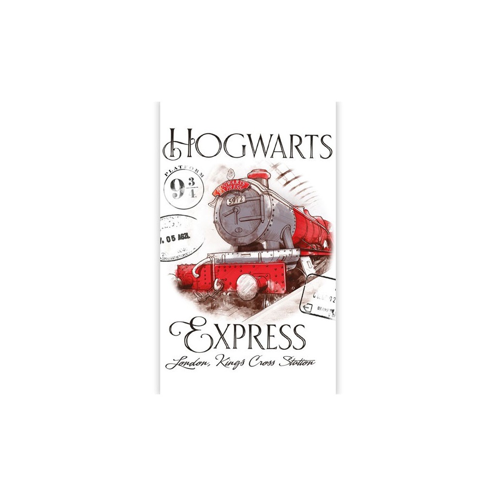Harry Potter Express hand towel, face towel, towel 30x50 cm