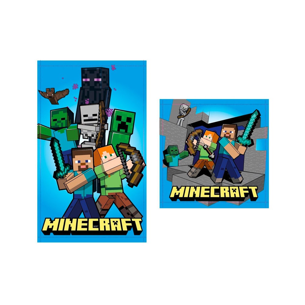 Minecraft towel set