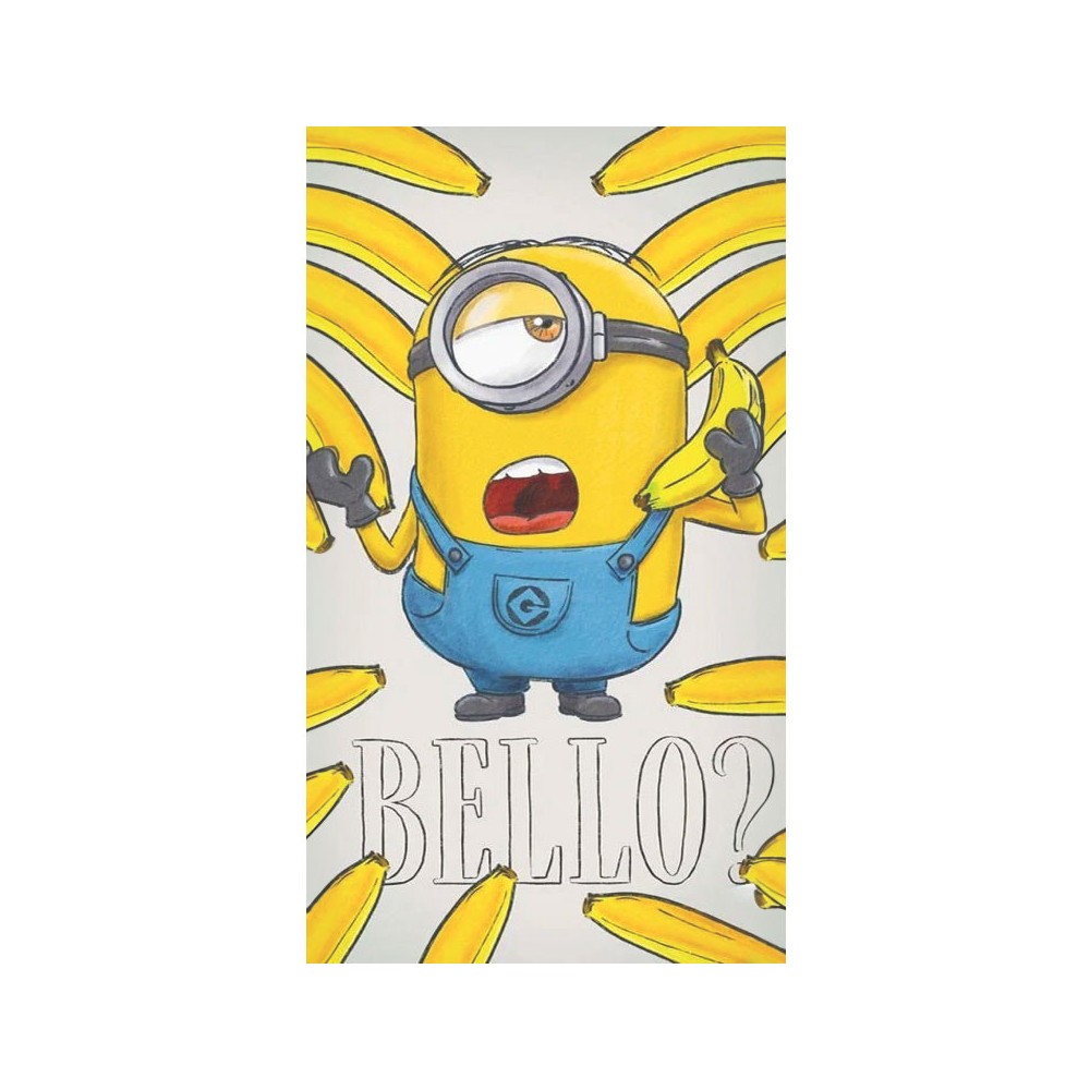 Minions Bello hand towel, face towel, towel 30x50 cm