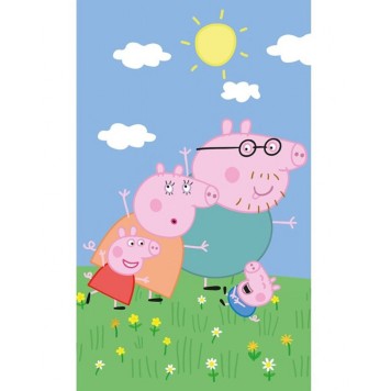 Peppa Pig Family hand towel, face towel, towel 30x50 cm