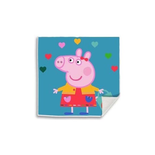 Peppa Pig Hearts Magic Hand Towel, Face Towel 30x30cm