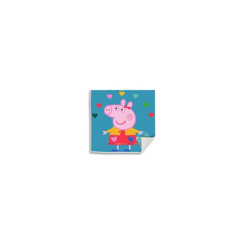 Peppa Pig Hearts Magic Hand Towel, Face Towel 30x30cm