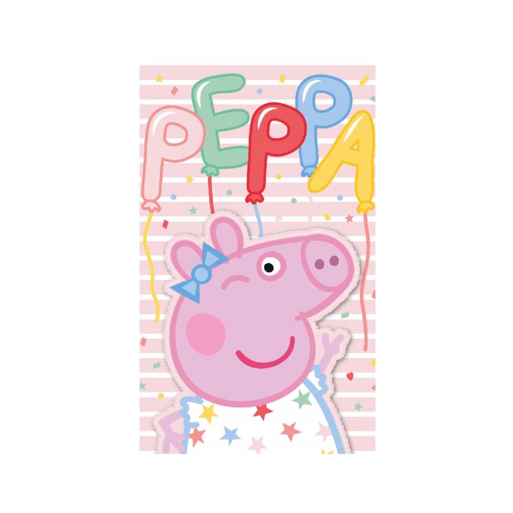 Peppa Pig Party hand towel, face towel, towel 30x50 cm