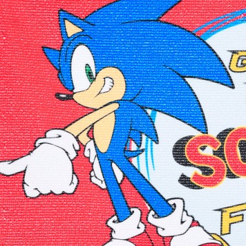 Sonic the Hedgehog Gotta Go hand towel, face towel, towel 40x30 cm