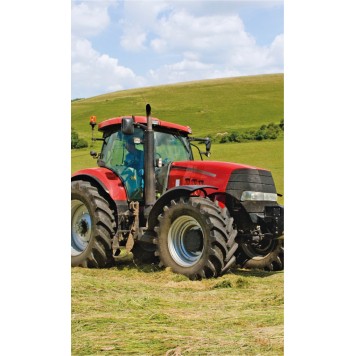 Tractor Red hand towel, face towel, towel 30x50cm