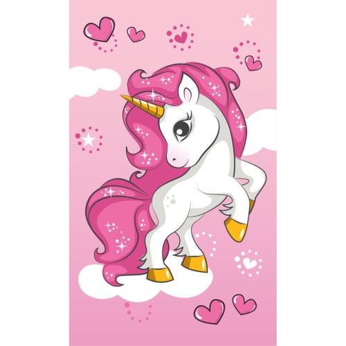 Unicorn Special hand towel, face towel, towel 30x50cm