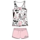 The Simpsons Pink women's short pajamas S-XL