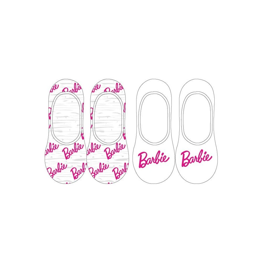 Barbie women's invisible socks 35-42