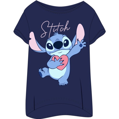 Disney Lilo and Stitch Heart  women's short nightgown L