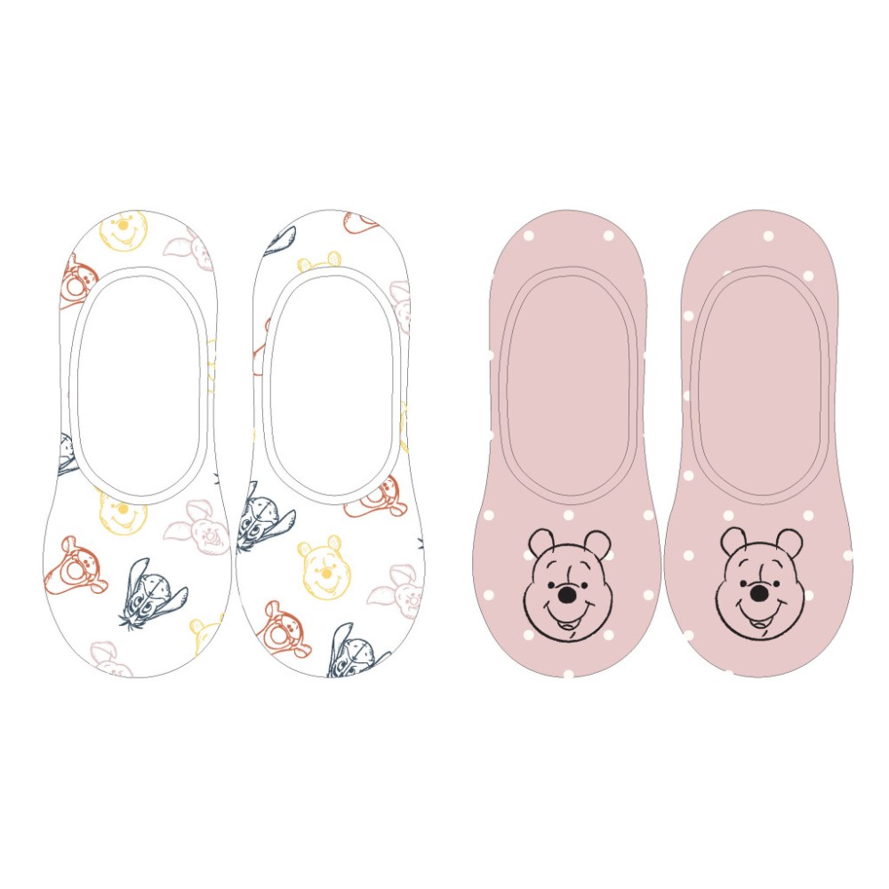 Disney Winnie the Pooh Friends women's invisible socks 35-42