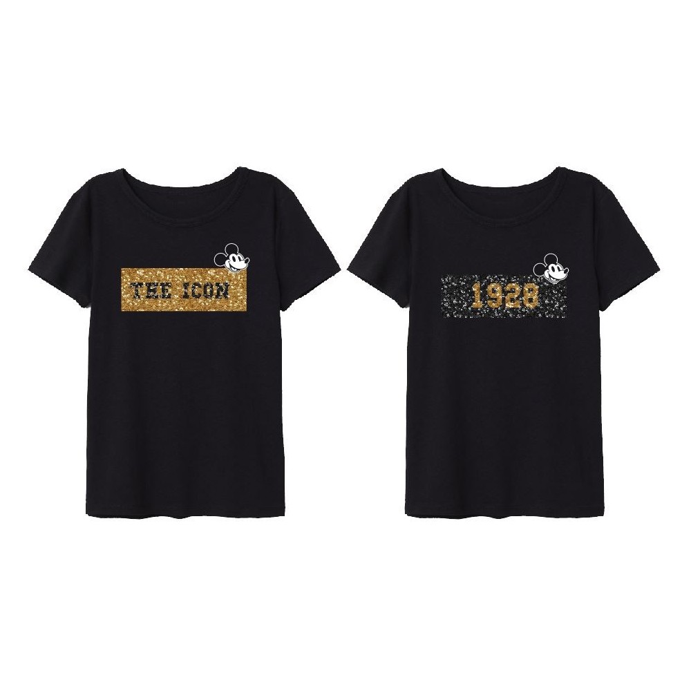 Disney Mickey  sequin women's top, S-XL