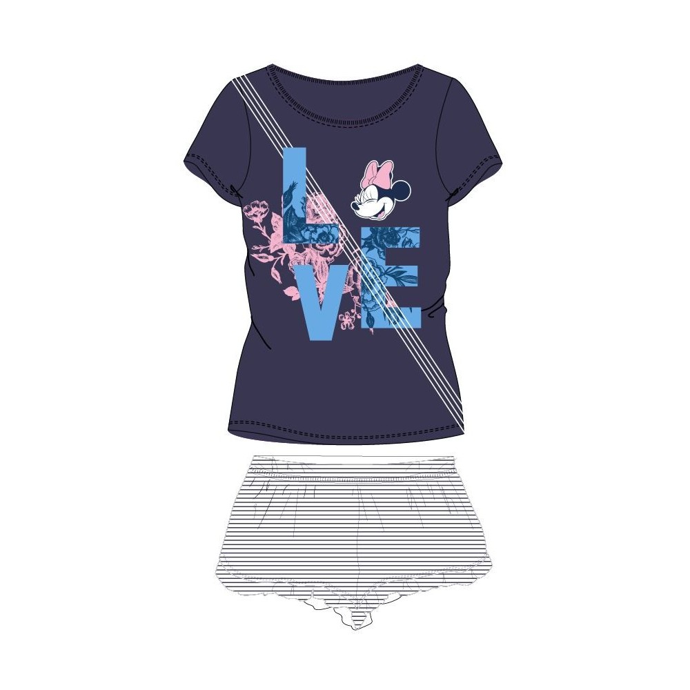 Disney Minnie  women's short pajamas S-XL