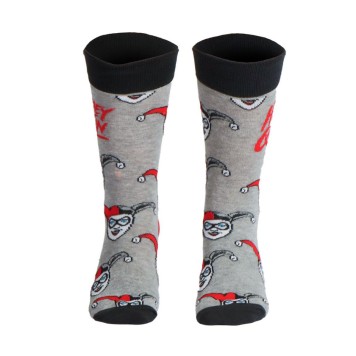 Harley Quinn Grey adult long socks 36/43