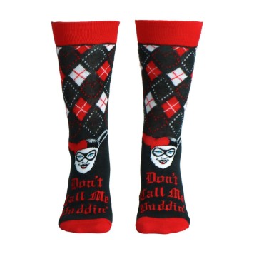 Harley Quinn Puddin'  adult long socks 36/43