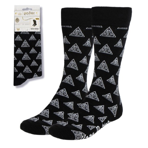Harry Potter Deathly Hallows adult long socks 38/45