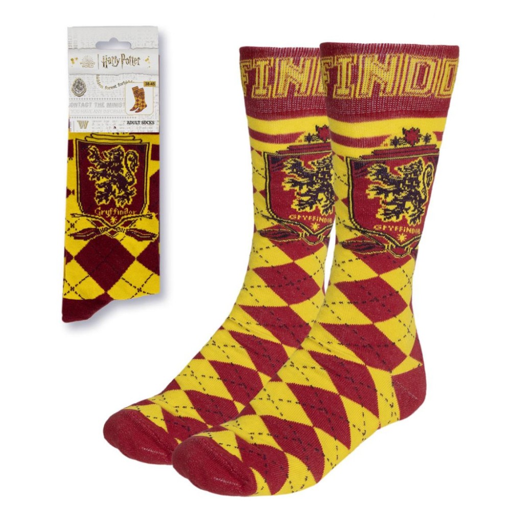 Harry Potter Gryffindor adult long socks 38/45