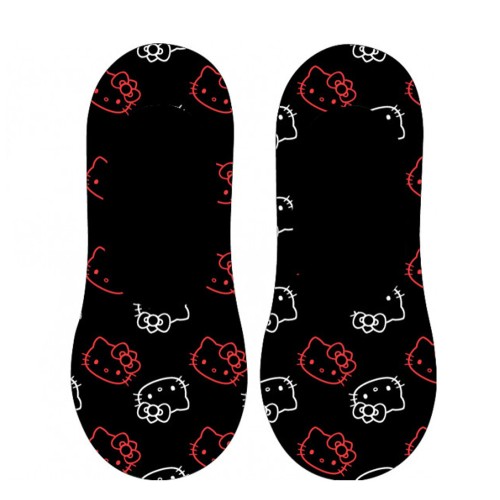 Hello Kitty Black women's no-show socks 39/42