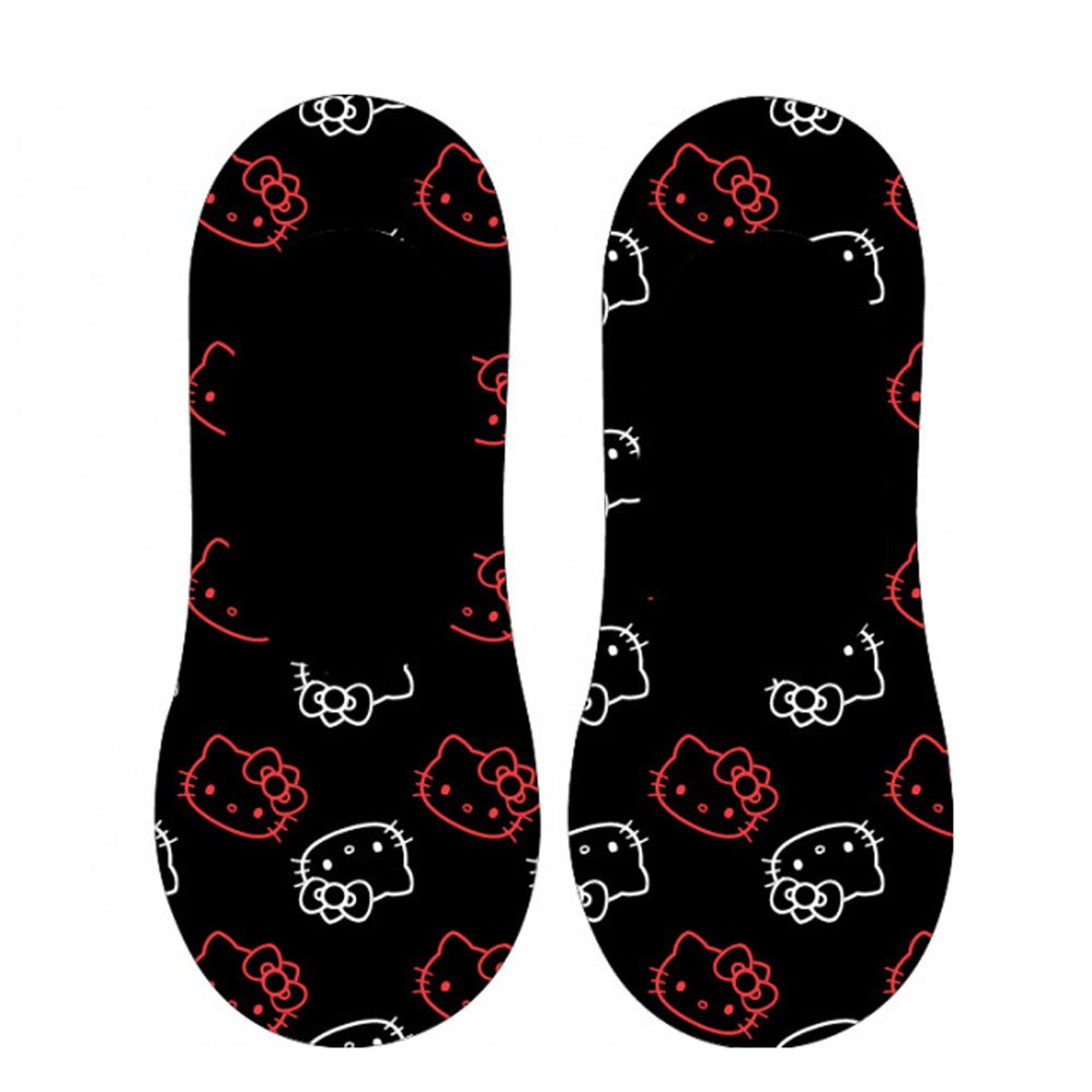 Hello Kitty Black women's no-show socks 39/42