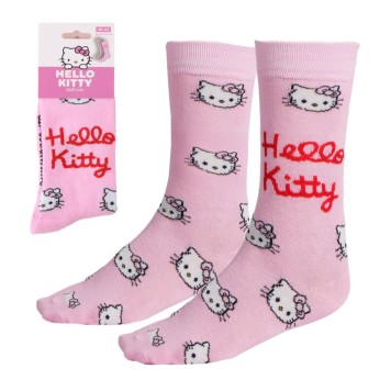 Hello Kitty Mini Head adult long socks 36/43