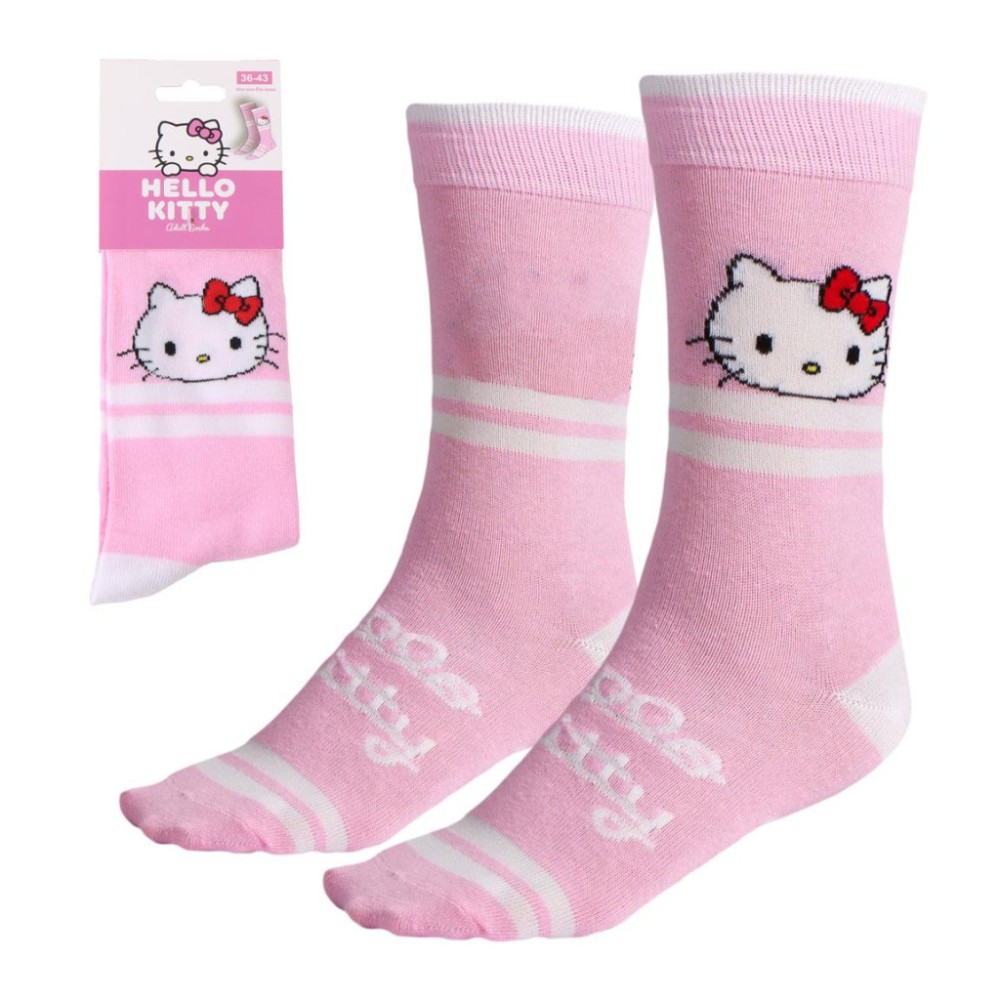Hello Kitty Pink adult long socks 36/43