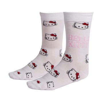 Hello Kitty White adult long leg socks 36/43