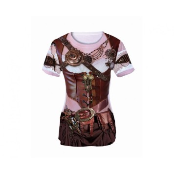 Pirate Lady 3D Women's T-Shirt, Top M