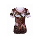 Pirate Lady 3D Women's T-Shirt, Top M