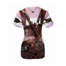 Pirate Lady 3D Women's T-Shirt, Top M