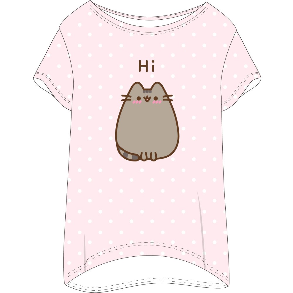 Pusheen Dots women's short nightgown L