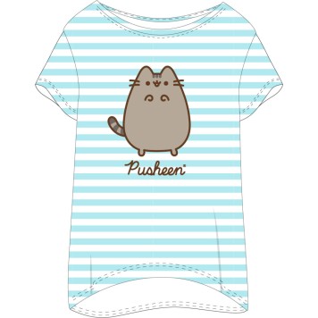 Pusheen Striped women's short nightgown XS