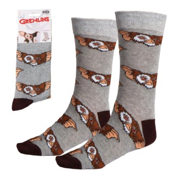 Gremlins Grey adult long socks 36/43