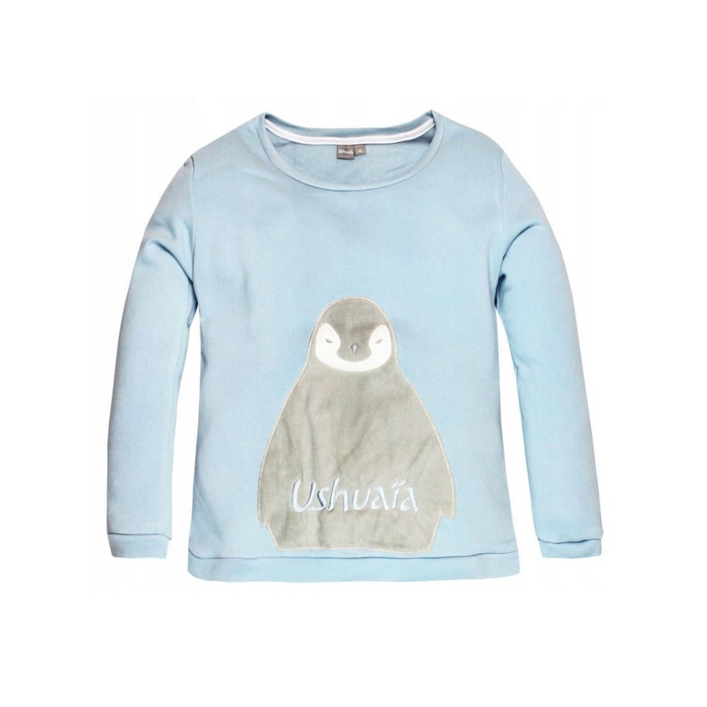 Ushuaia Arctic Blue Penguin Women's Sweater M