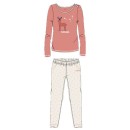 Ushuaia Fawn  Reindeer Women's Long Pajamas S-XXL