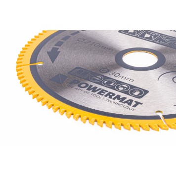 Tarcza widiowa do drewna 210x30 100z TDD-210x30x100Z