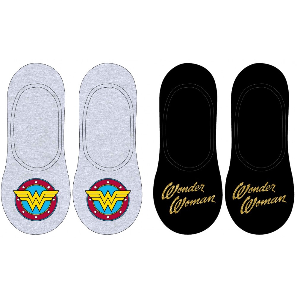 Wonder Woman women's no-show socks 35-42