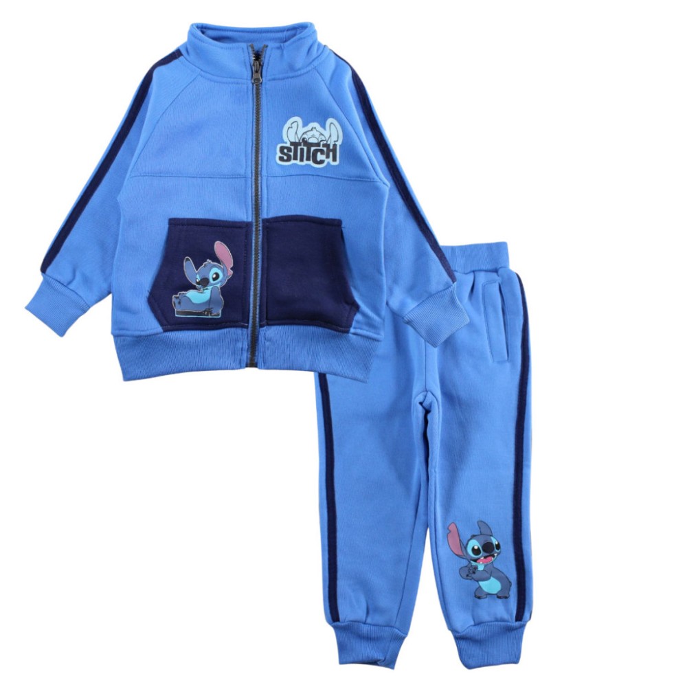 Disney Lilo and Stitch Blue Cute children's tracksuit, jogging set 2 - 8 years / 92 - 128 cm