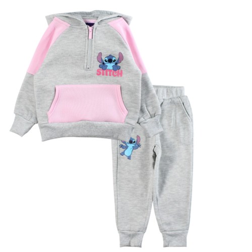 Disney Lilo and Stitch Grey children's warm-up suit, jogging set 2 - 8 years / 92 - 128 cm