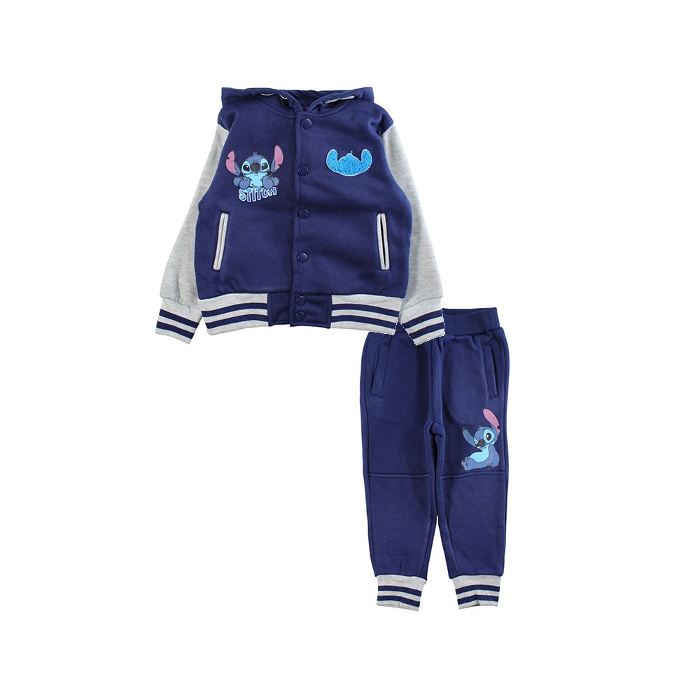 Disney Lilo and Stitch Happy Blue children's tracksuit, jogging set 3 - 8 years / 98 - 128 cm