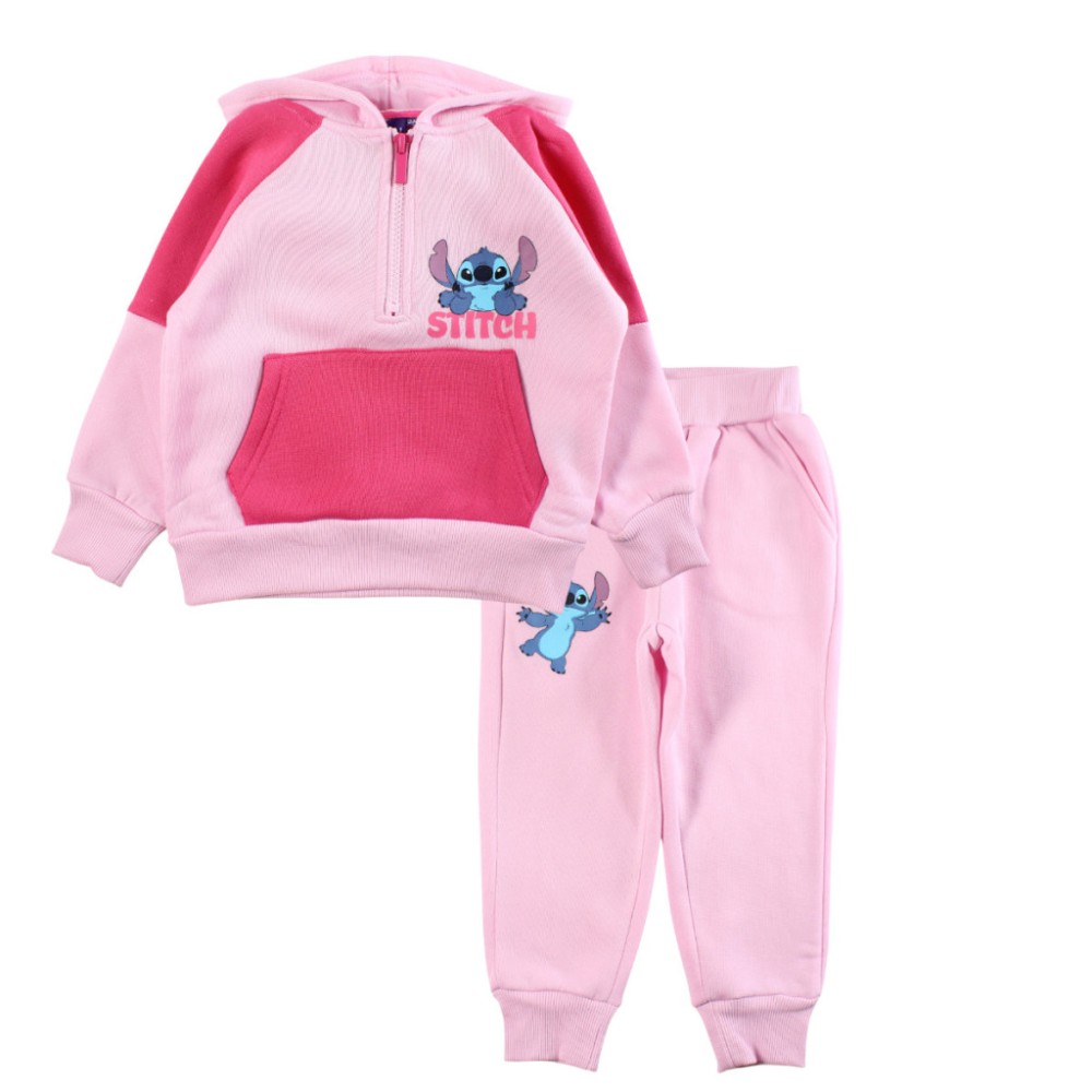 Disney Lilo and Stitch Pink children's tracksuit jogging set 2 - 8 years / 92 - 128 cm