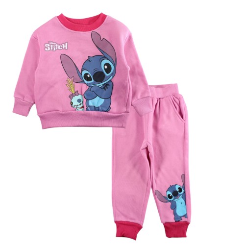 Disney Lilo and Stitch Scrump Pink kids' tracksuit, jogging set 2 - 8 years / 92 - 128 cm