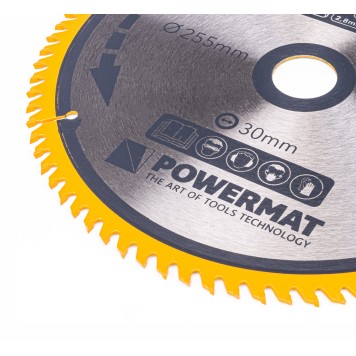 Tarcza widiowa do drewna 255x30 80z TDD-255x30x80Z