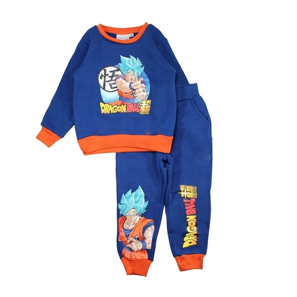 Dragon Ball Blue children's tracksuit, jogging set 3 - 8 years / 98 - 128 cm
