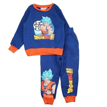 Dragon Ball Blue children's tracksuit, jogging set 3 - 8 years / 98 - 128 cm