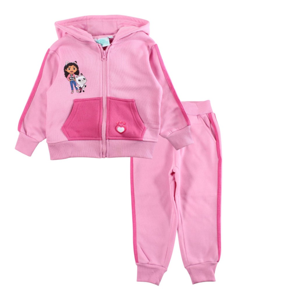 Gabby's Dollhouse Light Pink children's tracksuit, jogging set 2 - 8 years / 92 - 128 cm